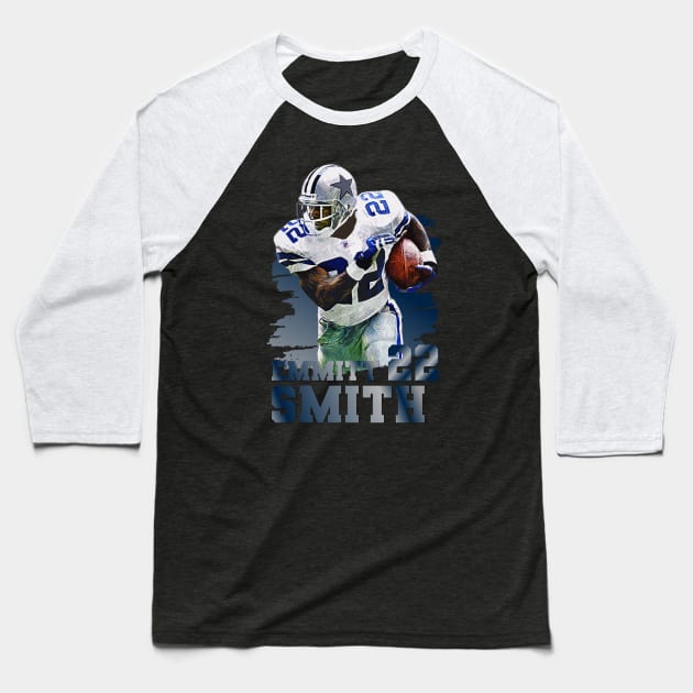 Emmitt Smith | 22 Baseball T-Shirt by Aloenalone